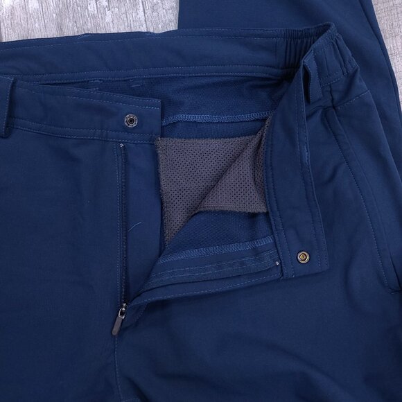 Mack Weldon Pants Mens Medium Blue Radius Flex Joggers Performance Stretch - Picture 7 of 8